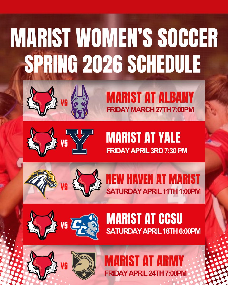 🚨Catch your Red Foxes out on the field this spring as we continue to Set Our Standard of excellence to new heights! 

Elite | Excellence | Family | Pride | Preparation | Love