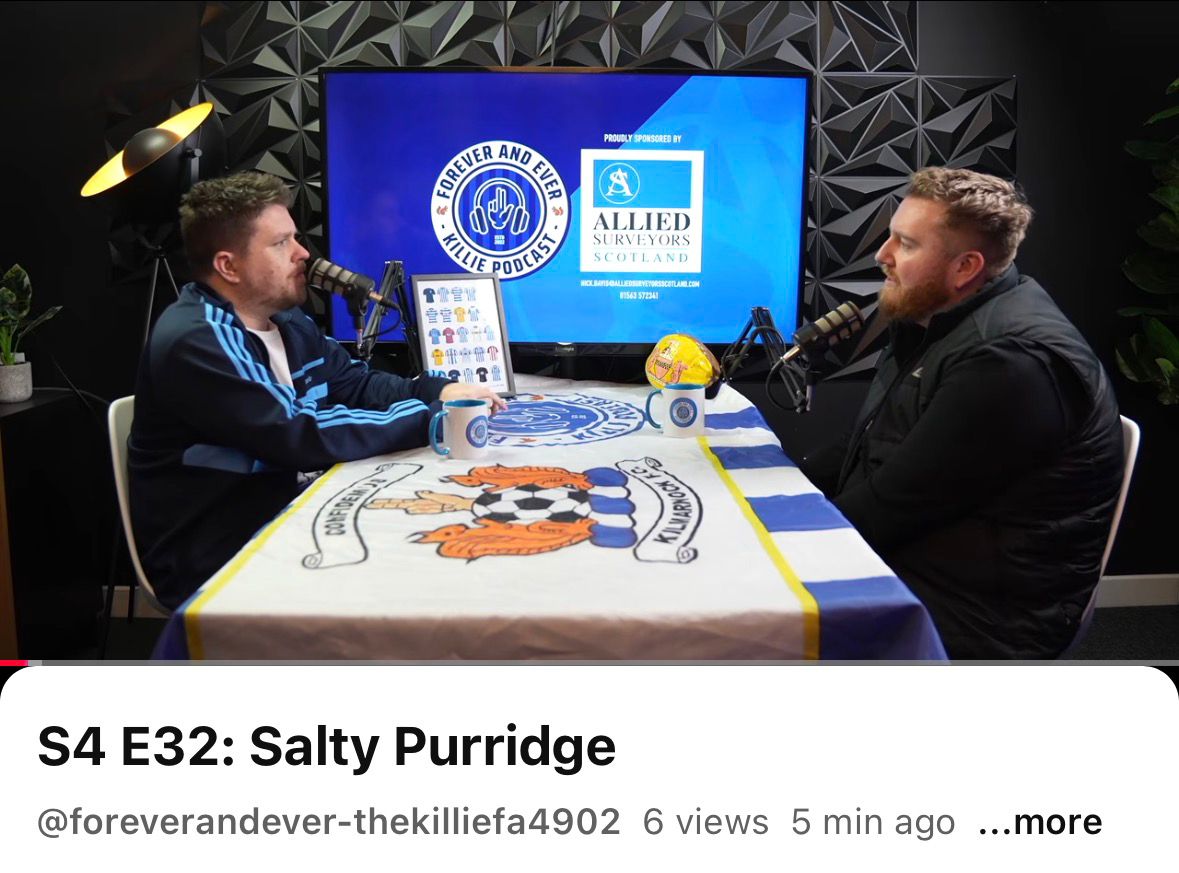 Forever and Ever - The Killie Fans Podcast tweet media
