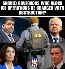 <a href="/MrWhiteMAGA/">𝐌𝐑. 𝐖𝐇𝐈𝐓𝐄 ™</a> Why is that even a question? Obstructing ICE operations is by definition violation of federal law! Arrest and incarcerate each and every one! Why is <a href="/AGPamBondi/">Attorney General Pamela Bondi</a> not doing that? No one is above the law!!
