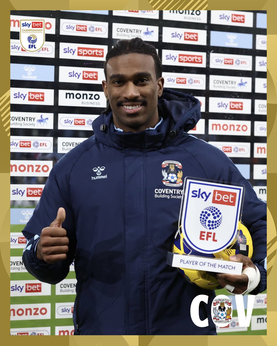 🏆 Was there ever any doubt?!

Haji Wright is the <a href="/SkyBet/">Sky Bet</a> Player of the Match! ⚽️⚽️⚽️

#EFL | #SkyBetChampionship