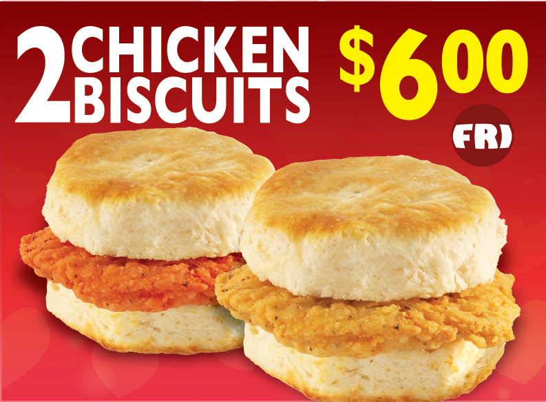 Bring a friend or keep ’em both — we won’t judge.
Start your Friday the crispy, buttery way. 🐔✨

#dodges #dailyspecials #DodgesChicken #breakfast #breakfasttime