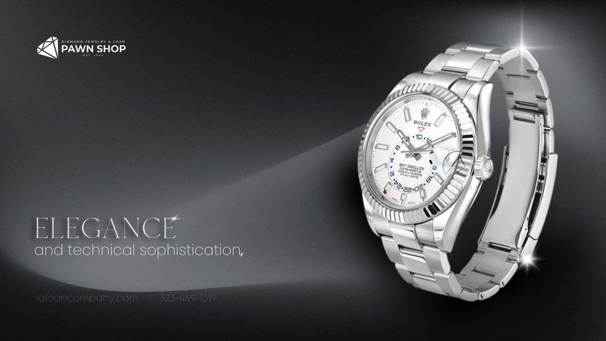 Elegance meets engineering. The Rolex Sky-Dweller, where luxury and technical mastery coexist. ⌚