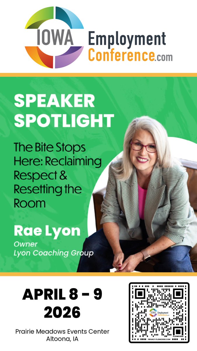 Rae Lyon, ACC, with Lyon Coaching Group, is resetting the room at #IEC2026 on April 8–9!

Read more about the speakers - conta.cc/4kej4bz

Register - conta.cc/4kbu6y