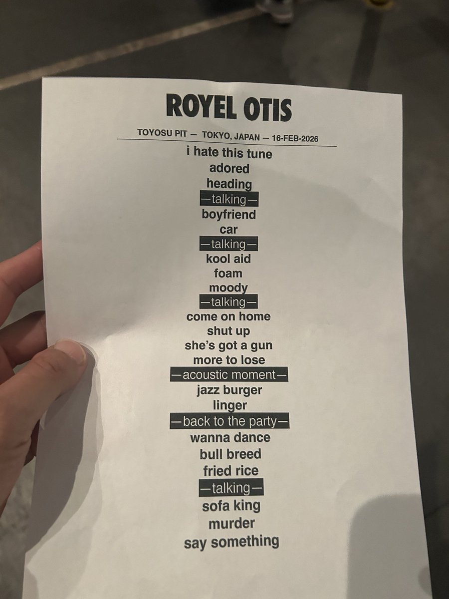 ba12_ko's tweet photo. #royel otis https://t.co/dYtTmt74A3