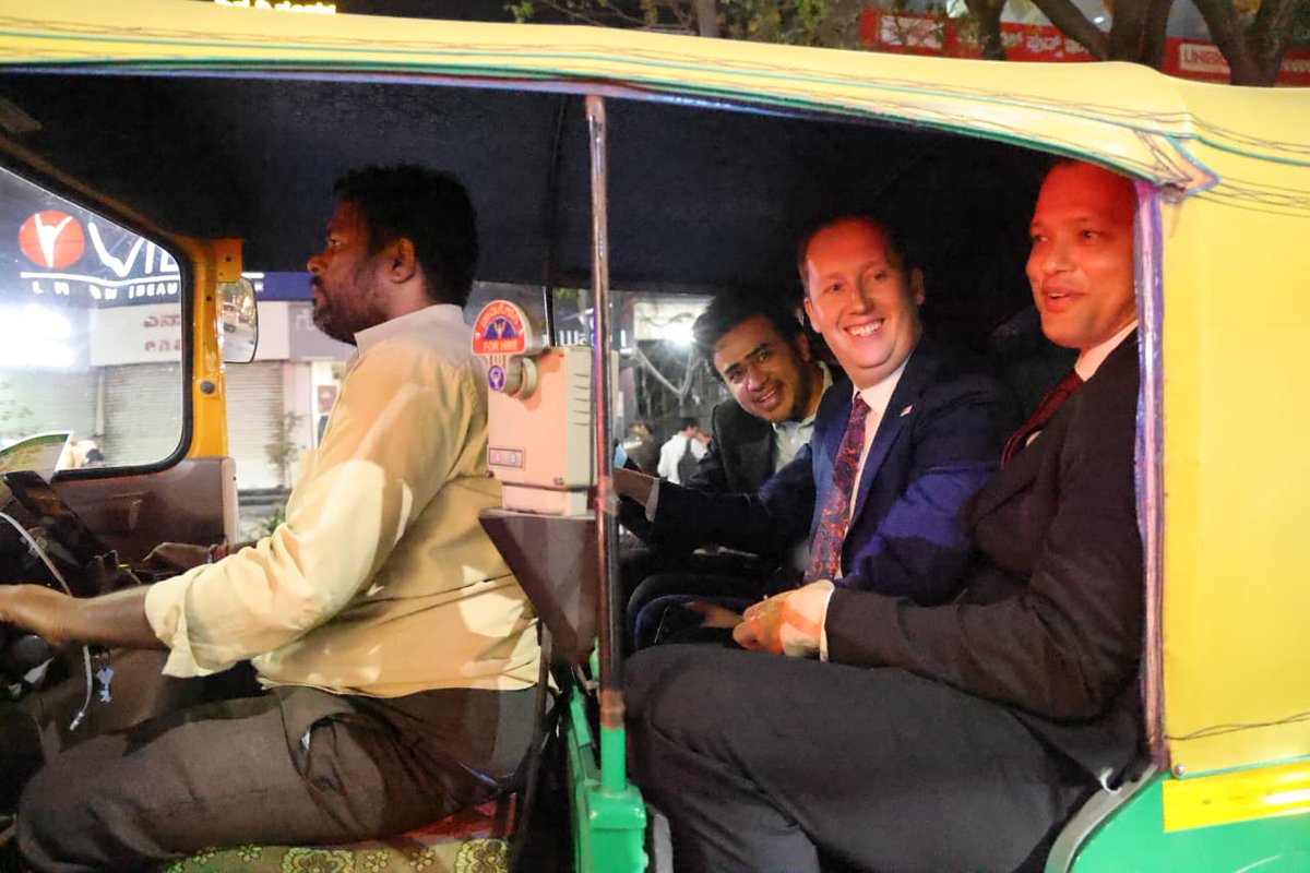 US Ambassdor Sergio Gor, gets the best of Bengaluru with MP Tejasvi Surya.

Idli, Chutney, that too on a Banana leaf and a core Bengaluru auto ride