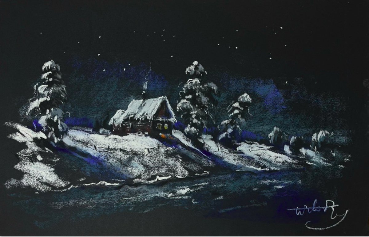 Wiktor Zin
Wiejska chata zimą