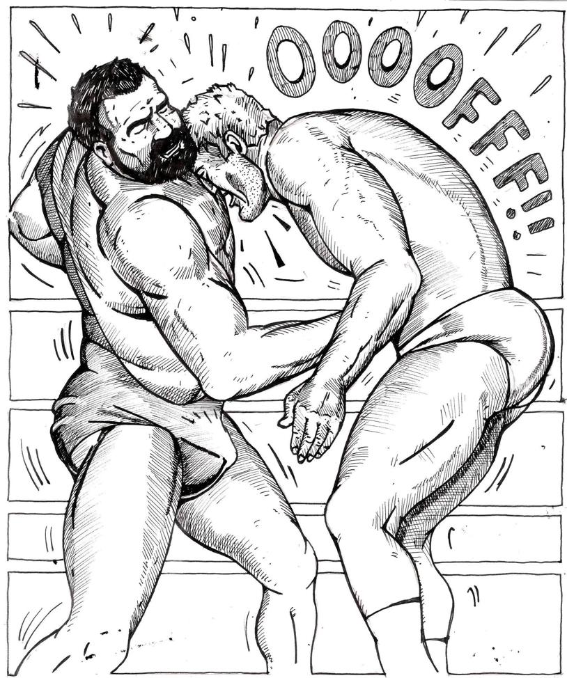 These talented artists show exactly why Pro Wrestling is so homo erotic!!!
#prowrestling #wrestlers #prowrestlers #wrestlingfetish #gaywrestling #hot #trunks #bulge #bulgemen #gay #thicc #stud #cartoons