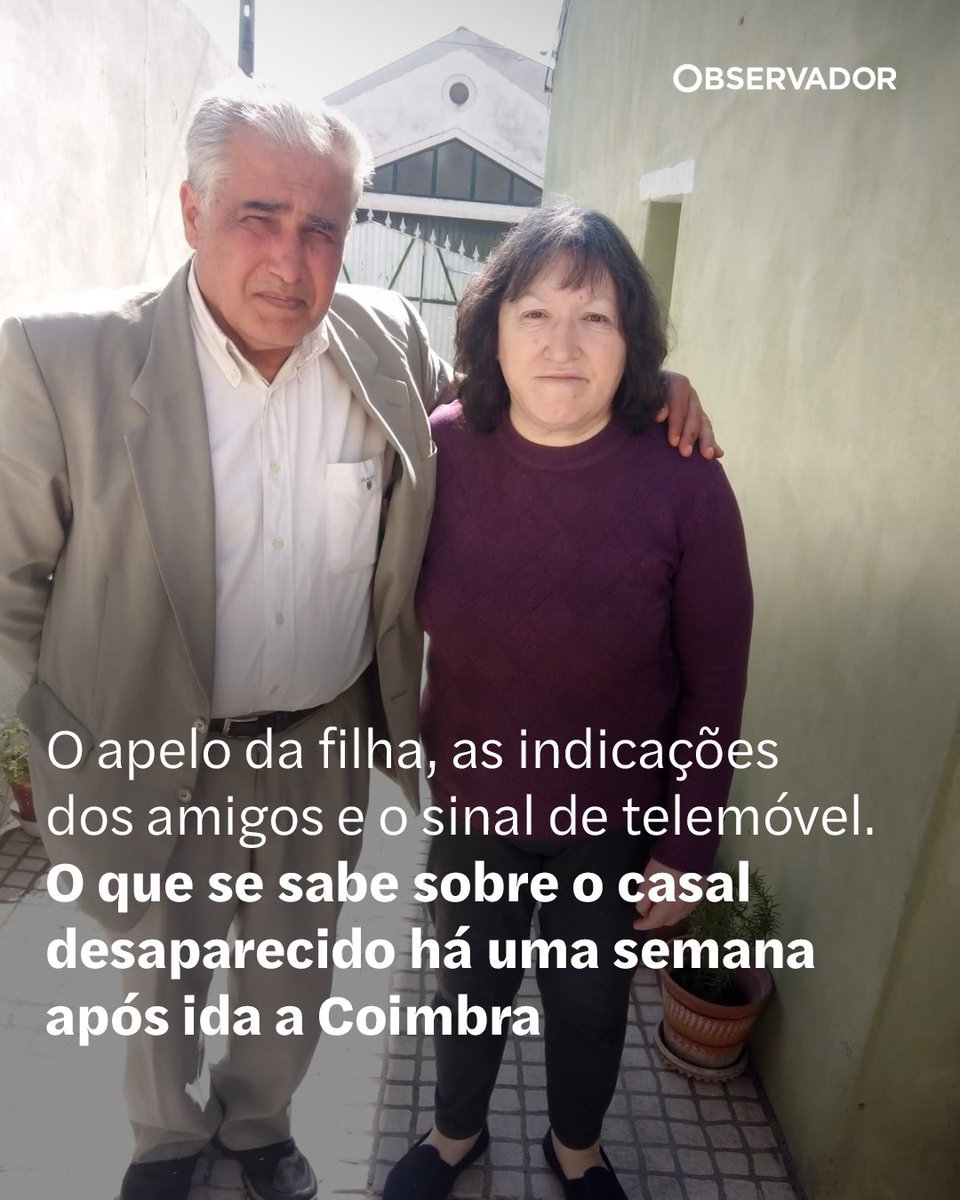 observadorpt's tweet image. Venâncio e Maria de Fátima regressavam de uma consulta quando desapareceram. Antes, foram aconselhados pelos amigos a não seguir viagem. GNR (e bombeiros) fazem buscas no terreno.

#Coimbra #Desaparecimento #GNR