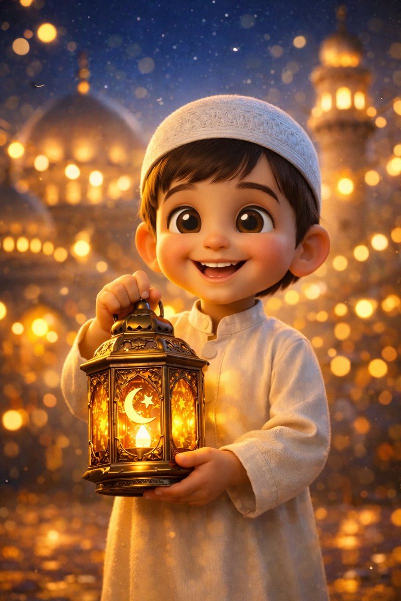GeeksPath2023's tweet photo. ✨ تخيل صورة طفلك في أجواء رمضانية ساحرة 🌙🥰
حولت صورة طفل عادية إلى مشهد رمضاني سينمائي ثلاثي الأبعاد 🎥

إذا حاب تعمل صورة مشابهة لطفلك أو لأحبائك في أجواء رمضان 👇
اكتب "برومبت" في التعليقات وسأرسل لك النص الكامل 💌 👌

#رمضان #تصميم #ذكاء_اصطناعي
#AI_Art #RamadanVibes https://t.co/6tnTBbirVB