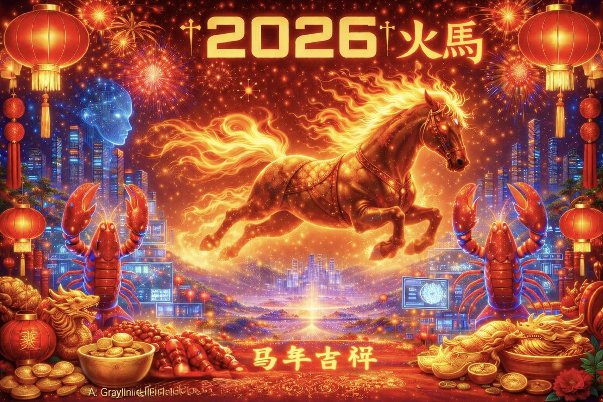 AGraylin's tweet image. May the year of the fire horse bring health and happiness to your families, positive change to our world and a new mindset of #abundance to our hearts. ❤️‍🩹 Once we realize we already have enough, most of the conflicts in our lives and around world can naturally be resolved.