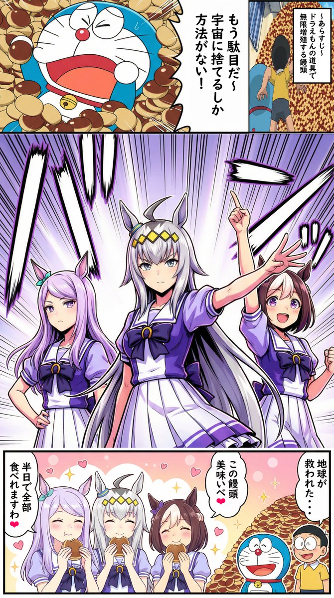 食いしん坊三銃士！？