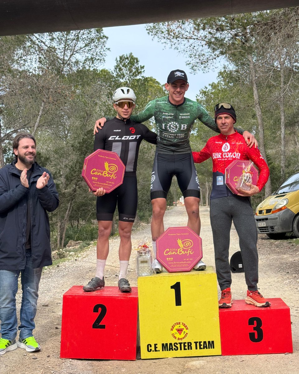 _FCIB's tweet image. "XIV TROFEU BTT PUNTA GALERA"
Premi Gran Tura

Este pasado domingo, 15 de febrero, tuvo lugar el Trofeu Punta Galera, en Sant Antoni de Portmany (Ibiza), organizada por el Club Deportivo Master Team, y que congregó a 107 participantes.

Toda la INF&amp;gt;O en Instagram y Facebook.