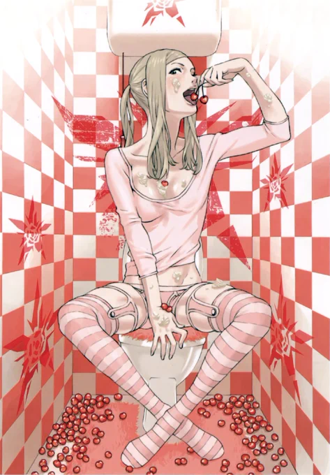 #Illustration│No More Heroes - "Don't die until I say so." Artist: Yusuke Kozaki