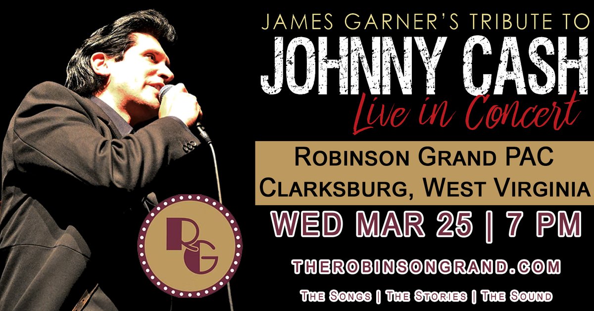 CashTribute's tweet photo. We'll see you in March at the Robinson Grand Performing Arts Center in Clarksburg! Get tickets 🎟️ https://t.co/QFSBIsKUqX https://t.co/BlHy6RPvYo
