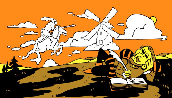 "Tüm muhteşem hikâyeler iki şekilde başlar: ya bir insan bir yolculuğa çıkar, ya da şehre bir yabancı gelir."