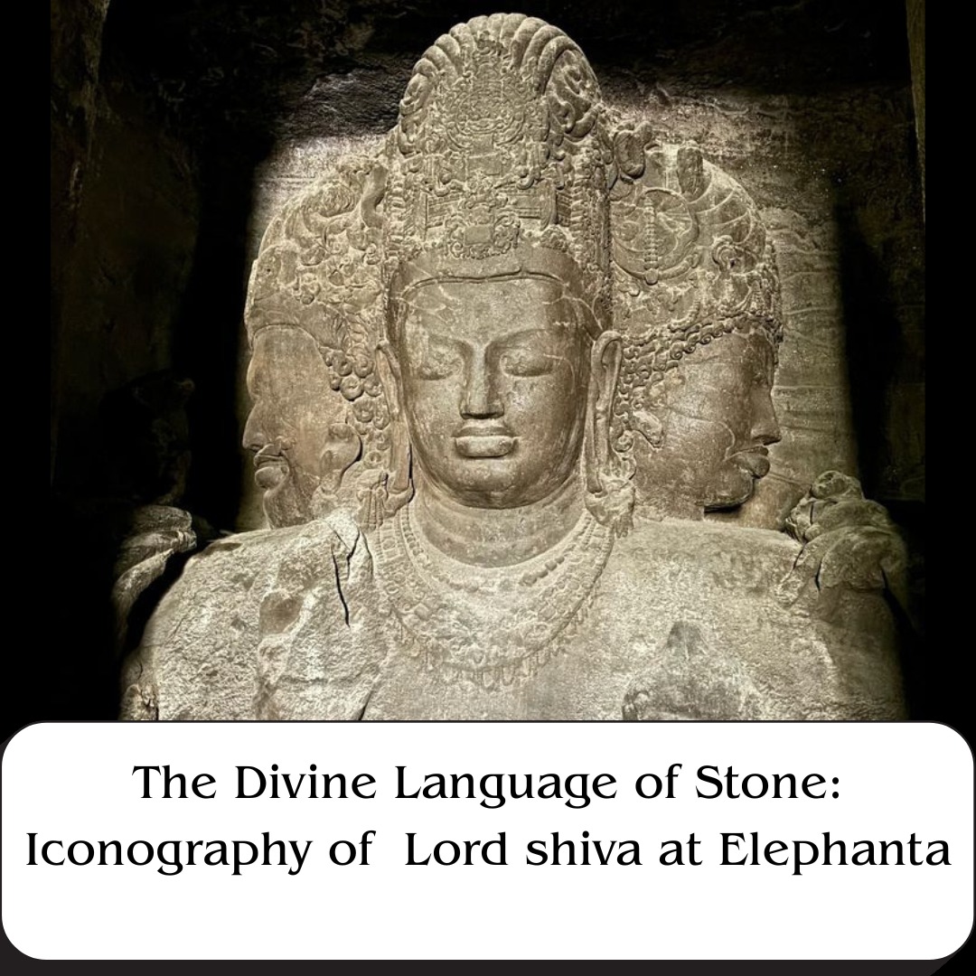 Iconinstone_'s tweet photo. At Elephanta, Shiva is not just a deity but a cosmic truth carved in the stone🔱
#iconography #hinduiconography #Shiva #Elephanta #Caves https://t.co/YIfHkzbmZo