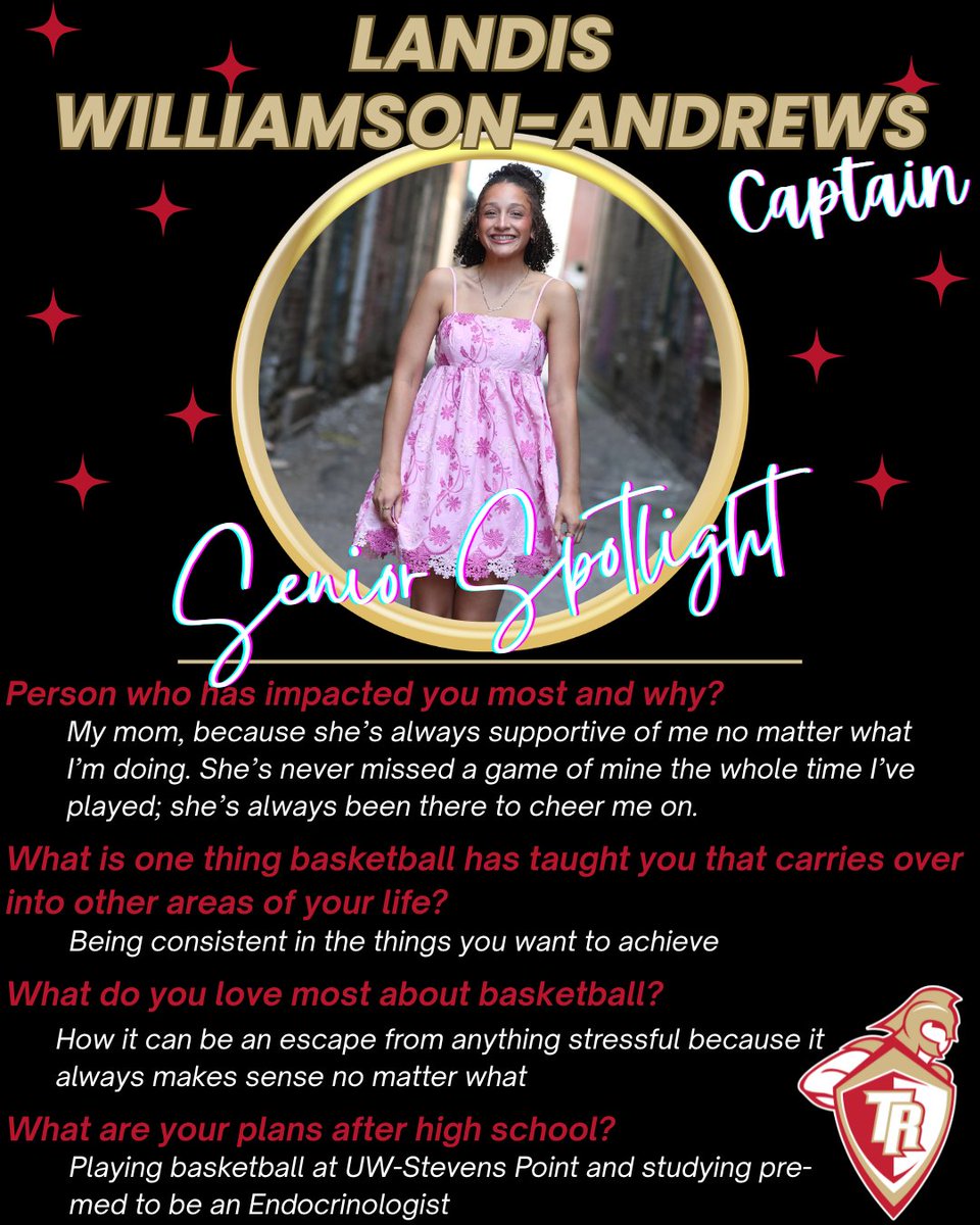 TwoRiversGBB's tweet photo. *** SENIOR SPOTLIGHT ***   

Today we are celebrating Team Captain, @landis_lkwa! 

Join us tomorrow night at Two Rivers High School as we celebrate all of our seniors on Senior Night against Mahtomedi at 6:30pm! https://t.co/b30OpTWTS7