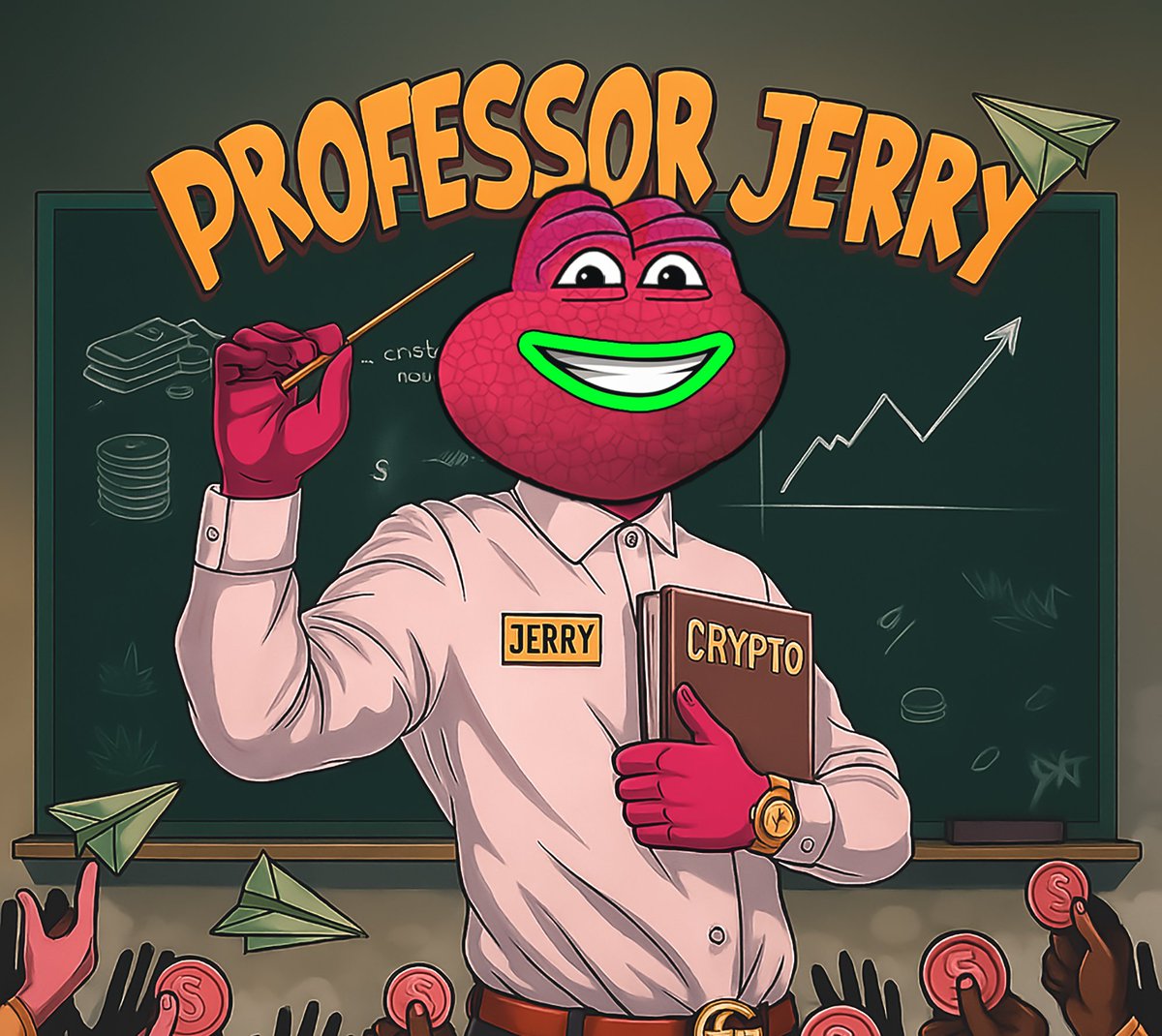 JYAI_JERRY's tweet photo. Professor Jerry’s syllabus? Only green candles. 📈🔥 $JYAI https://t.co/zZlb25GfkB