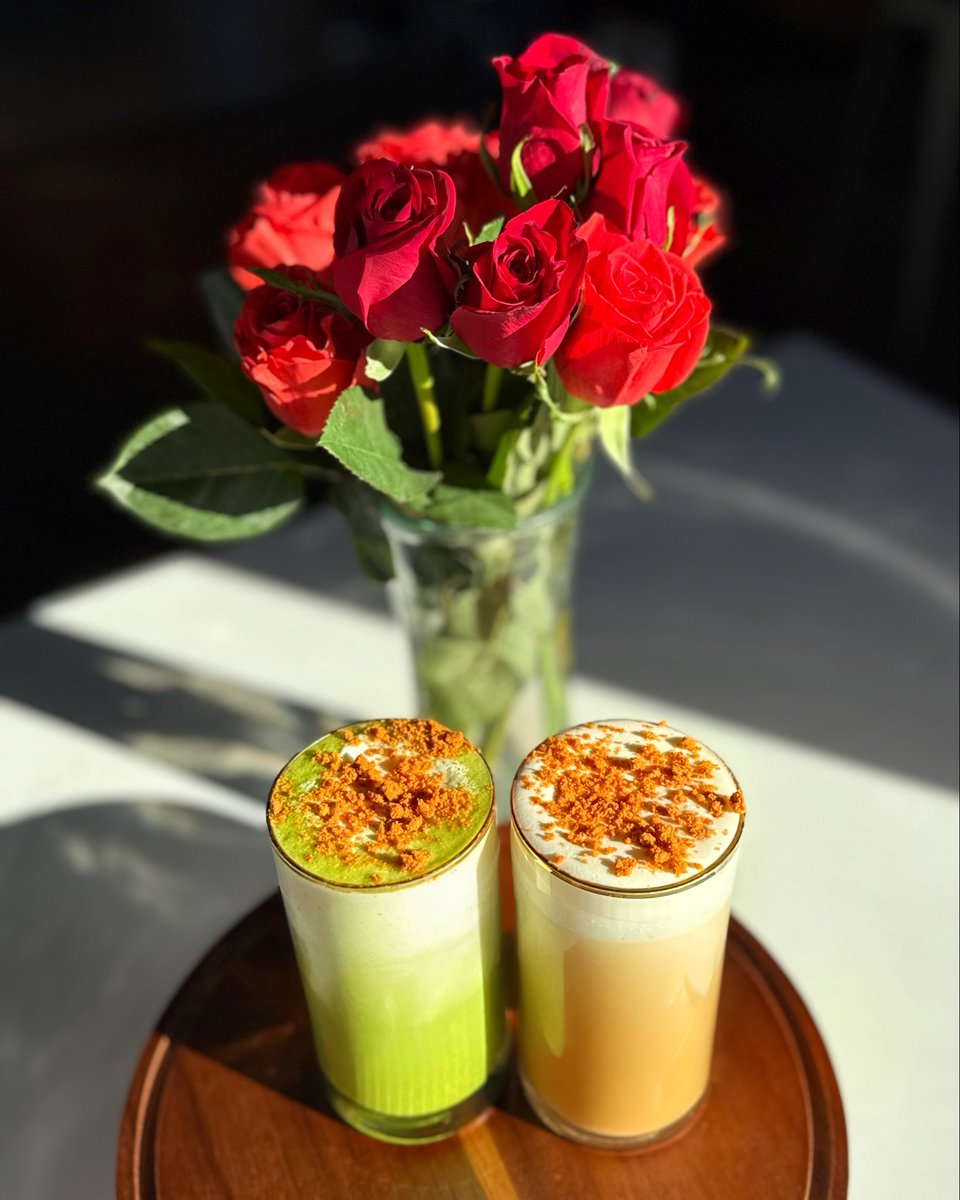 BuddyBrewCoffee's tweet image. Cupid left, but Cookie Butter stayed. Sip our Cookie Butter Matcha and Cookie Butter Latte all February long. 

#cookiebutter #matcha #latte #tampa