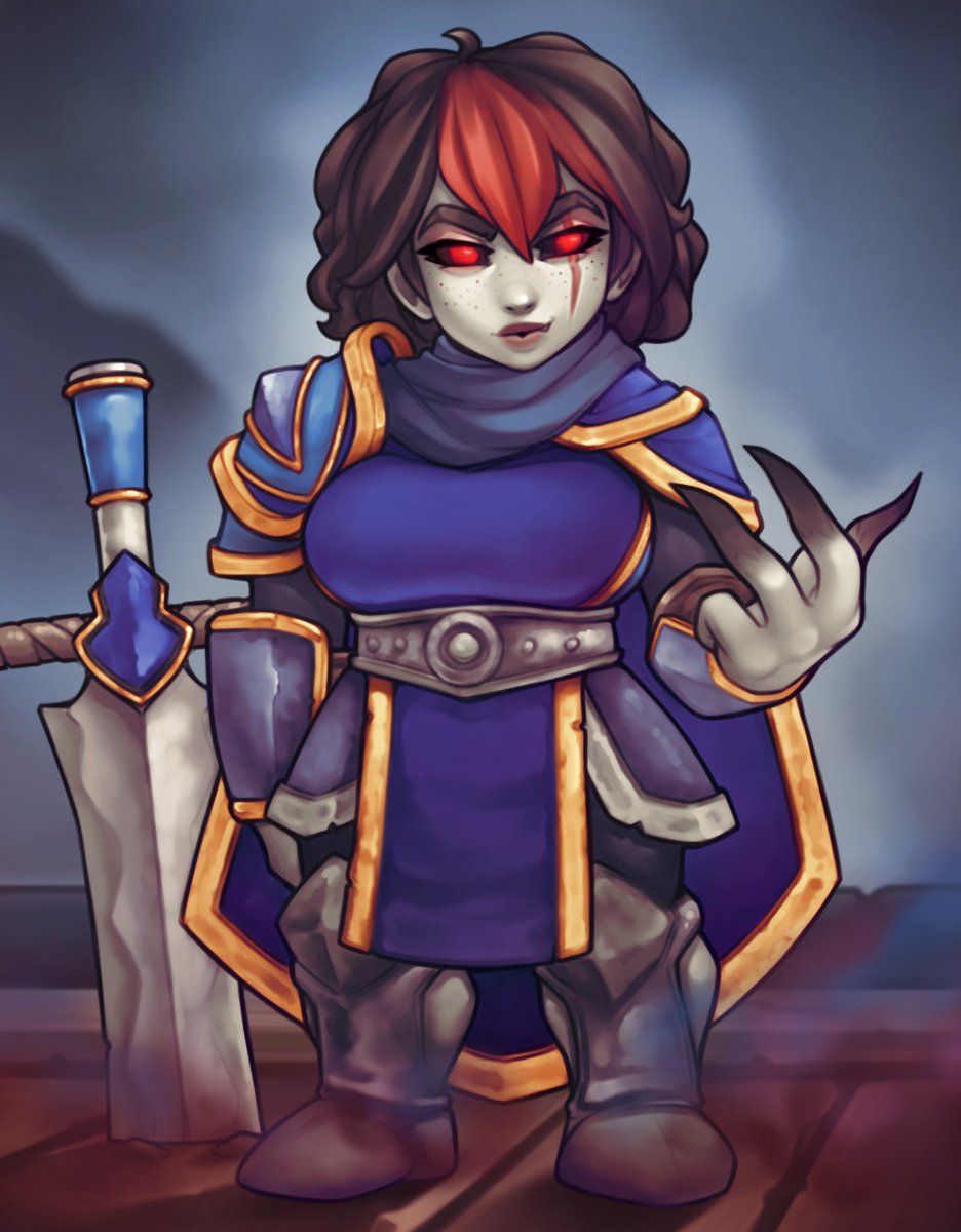 Hello my people! It is time to share my latest piece. 🔥
This one is a neat "undeadish" gnome from WoW. I love the way she turned out, especially that lovely outfit! What do you think of her look? 👀