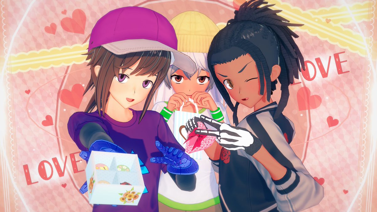 GoldenLejn64's tweet photo. Happy Valentine’s Day from Digit/Duke, Jethro/EJ & Charlene!!! 💜🧡💚💘
#Koikatsu #KoikatsuParty #Koikatu #OCs #OCArt #OriginalCharacters #OriginalCharacterArt #ValentinesDay #ValentinesDay2026 #Love #Digit #Duke #DigitNighter #Jethro #EJ #Charlene #CharleneMartinaHernández #DJC https://t.co/FswMx4Hyjp