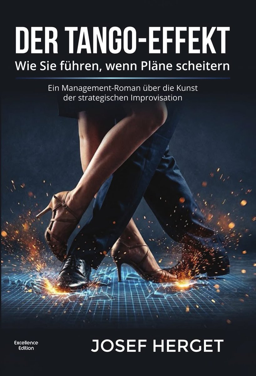 UntKulturPraxis's tweet photo. Neuerscheinung: 

Der Tango-Effekt – Wie Sie führen, wenn Pläne scheitern.
Ein Management-Roman über die Kunst der strategischen Improvisation

von @Jo_Herget 

Ein Buch über Führung &amp; Entscheidungen in einer Welt, die sich nicht mehr planen lässt.

https://t.co/ve2MmzUGU8 https://t.co/2zEkNthqkz