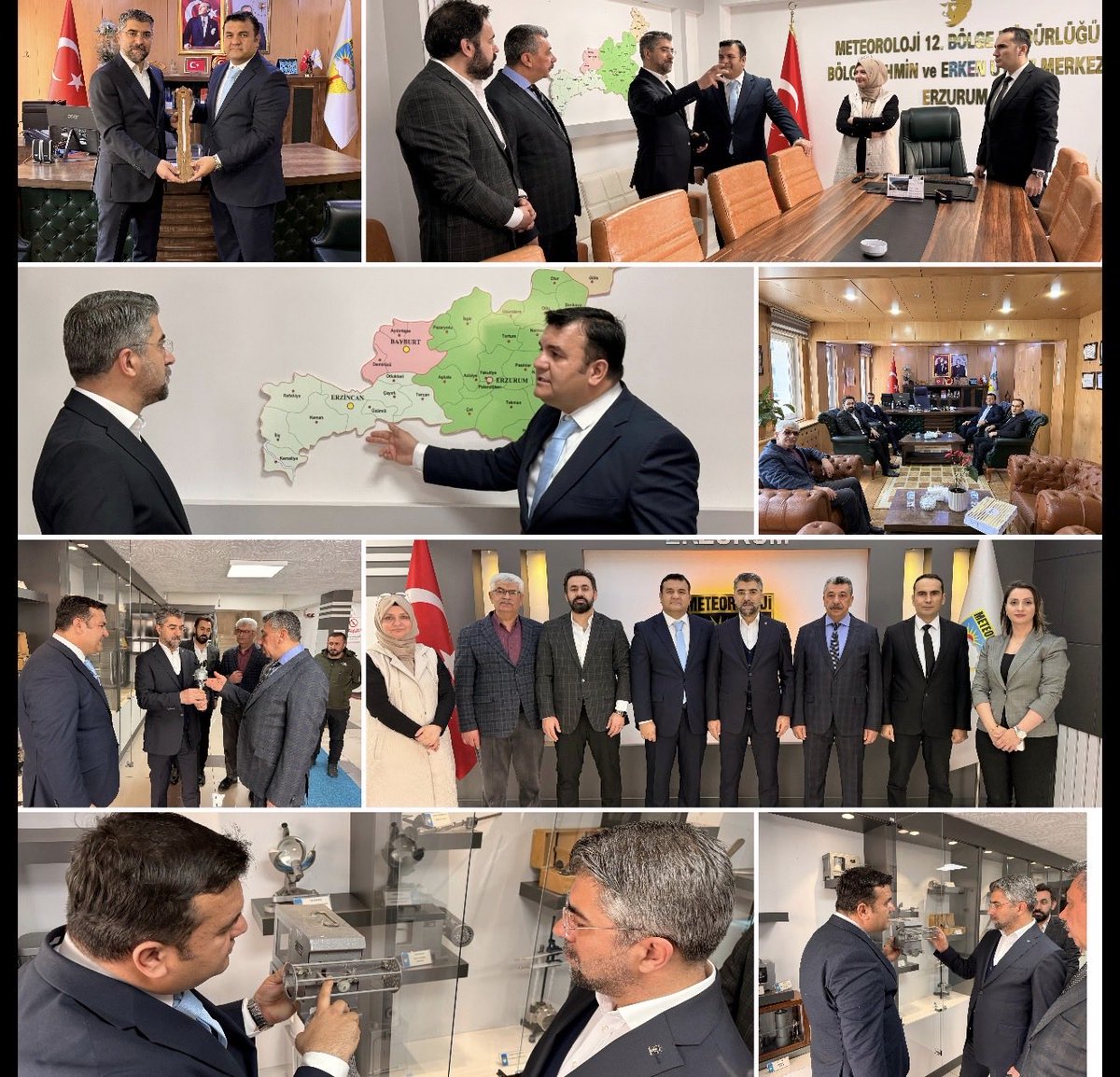 Meteoroloji 12. Bölge Müdürlüğü’nü, İl Başkan Yardımcımız Sn. Muhammed Sıddık Karaca ile birlikte ziyaret ettik.

Bölge Müdürümüz Sn. Ömür Demirgüneş’e ve kıymetli ekibine nazik misafirperverlikleri ve samimi ev sahiplikleri için teşekkür ediyoruz.