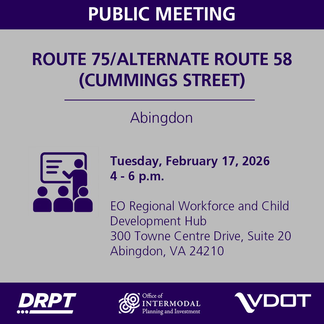 VaDOTBristol's tweet photo. 🚧 VDOT wants your input!
Join us Tuesday, Feb. 17, 4–6 PM at the EO Regional Workforce and Child Development Hub in Abingdon for a Cummings Street study meeting.
Survey open Feb. 13–27 ➡️ https://t.co/JsMrRwYwCk
Details: https://t.co/AiDuq9hQIl
#VDOT #AbingdonVA #ProjectPipeline https://t.co/vK1VZiSVOe