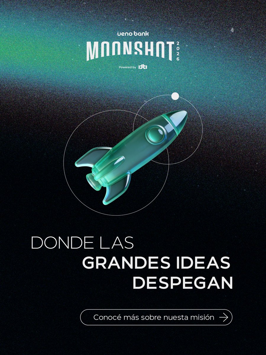 moonshot_py's tweet photo. Más detalles de Moonshot 2026 ✨

¿Te animás a hacer despegar tus ideas? 

🧑‍🚀 Info y postulaciones en. https://t.co/2awd1iSpqM https://t.co/84rP8NZNTK