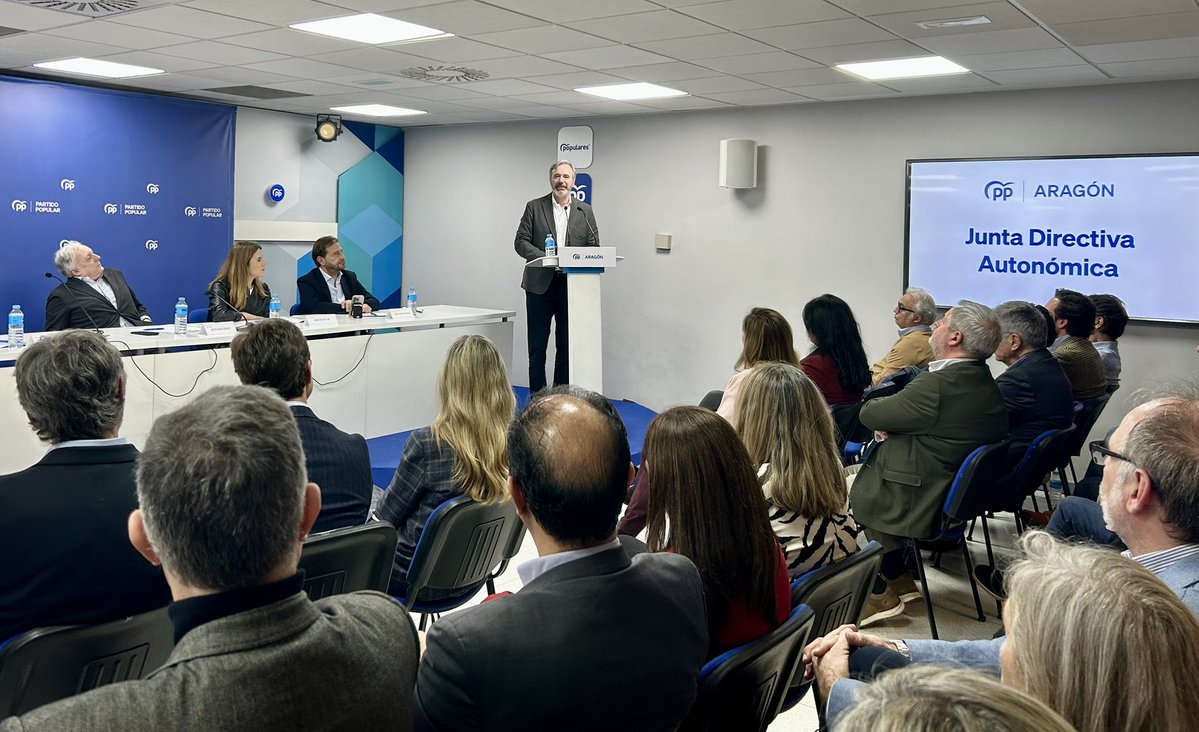 Hoy en la Junta Directiva Autonómica hacemos balance de los últimos meses y hablamos del futuro que queremos para Aragón y todos los aragoneses