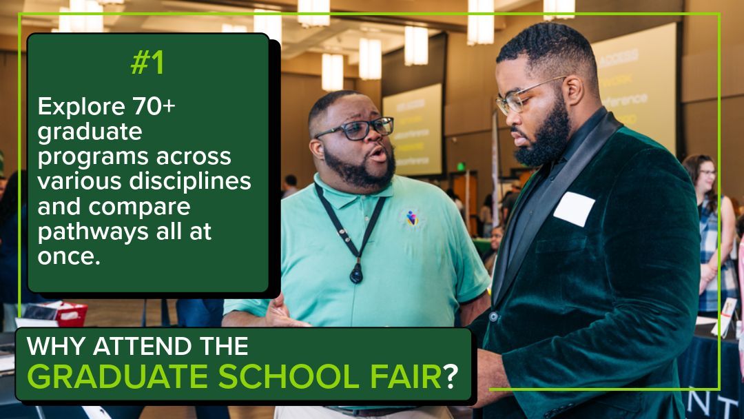 UABGradSchool's tweet image. Wondering if the Graduate School Fair is for you? Spoiler: it is! All UAB employees and undergraduate students from across Alabama are encouraged to attend the Graduate School Fair.

You don't want to miss out! Register: buff.ly/rPAfRmw 
.
.
.
#uab #graduate #fair