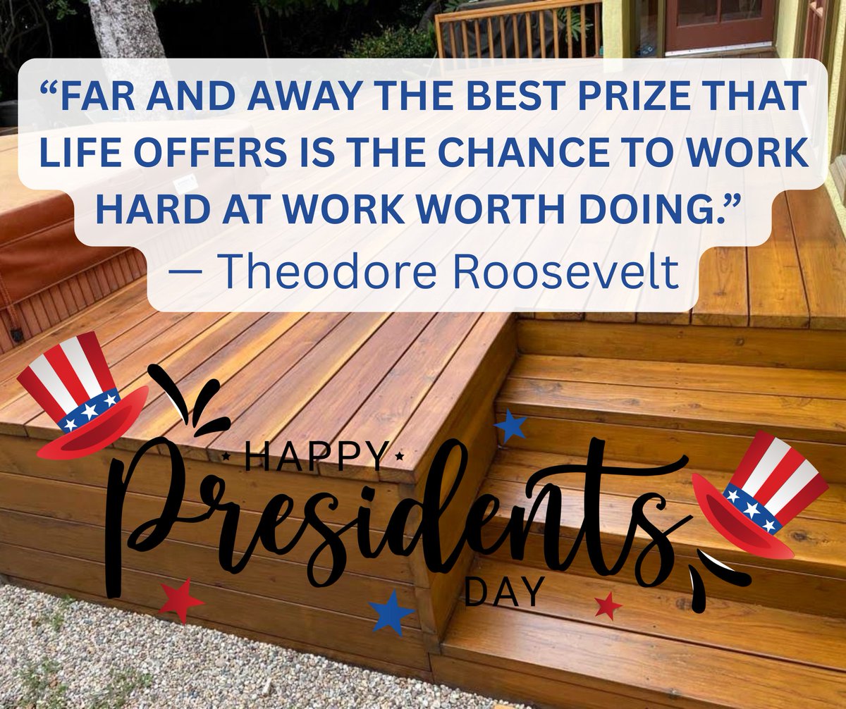 This Presidents’ Day, we honor past leadership and the pride in our teamwork. From craftsmanship to service, hard work is worth standing behind.  
CSL #907689  
#PresidentsDay #ProudToBuild #HardWorkMatters