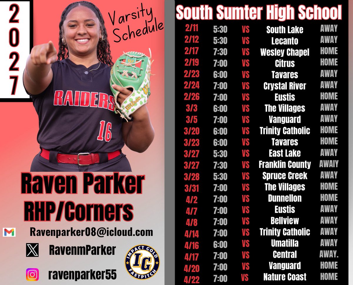 Raven Parker 2027 tweet media