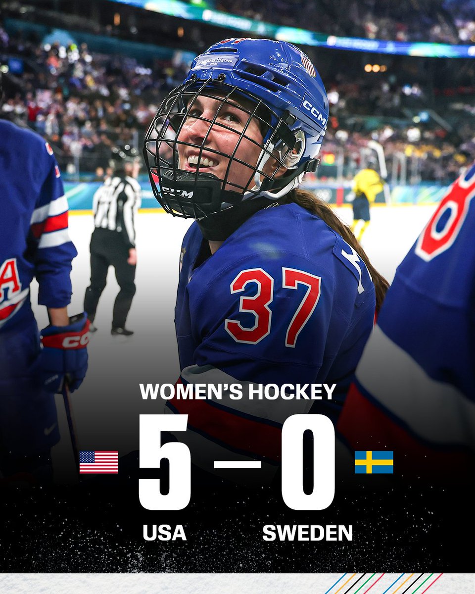 USA take care of Sweden and are now headed to the Gold Medal game 👏