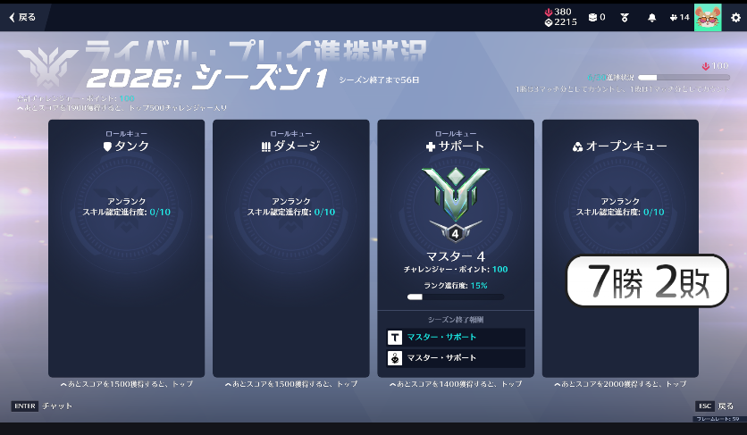 うおおおお‼マスターウーヤンOTP名乗れるところまで戻ってきたど～‼自己暗示最強です