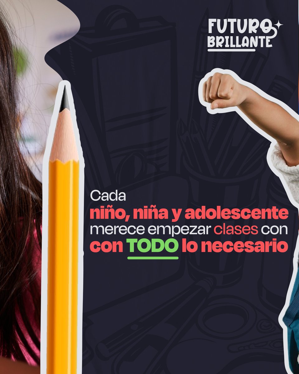 WorldVisionCR's tweet photo. ✨3 razones por las que empezar clases con todo lo necesario importa
1️⃣ Aprenden mejor
2️⃣ Se sienten seguros y motivados
3️⃣ Permanecen en la escuela
Con tu donación, más niños y niñas pueden tener un Futuro Brillante ✨

👉 
🔗 https://t.co/s6HOOZDeM0
📲SINPE Móvil: 8780-2288 https://t.co/FQya6iuPNP