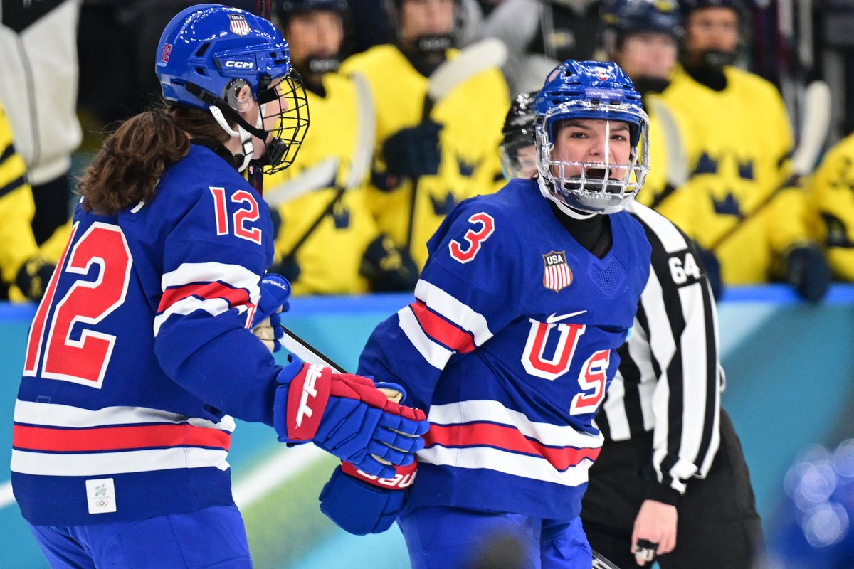 ONE. MORE. GAME. 🇺🇸

Team USA is on to the Gold Medal game awaiting the winner of Canada/Switzerland 👀