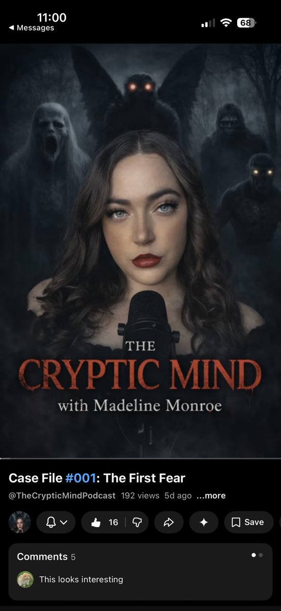 susieevelo's tweet image. Have to support my girl @MadelineeMonroe on her new adventure! Check out the @crypticmindpod
