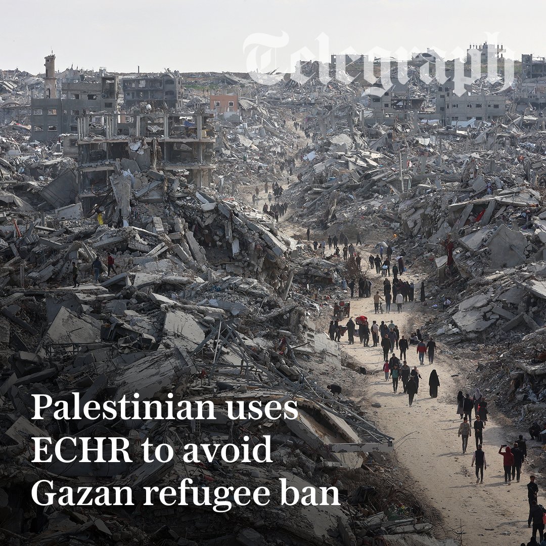 A Gazan mother has won the right to move to Britain in an immigration decision that could 'open the floodgates' and allow more Palestinian refugees to follow.

Read more here ⬇️
telegraph.co.uk/news/2026/02/1…