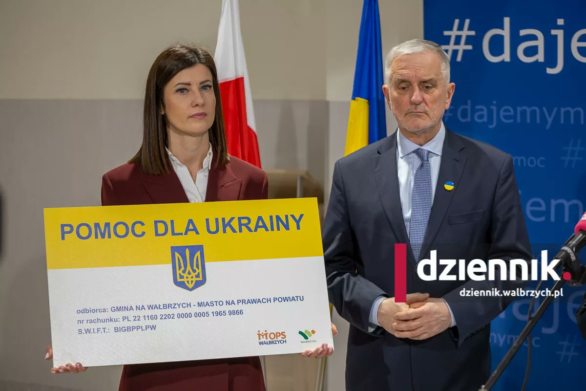 Wałbrzych wznawia zbiórkę pieniędzy dla Ukrainy. Miasto chce kupić agregaty -  dziennik.walbrzych.pl/walbrzych-wzna…