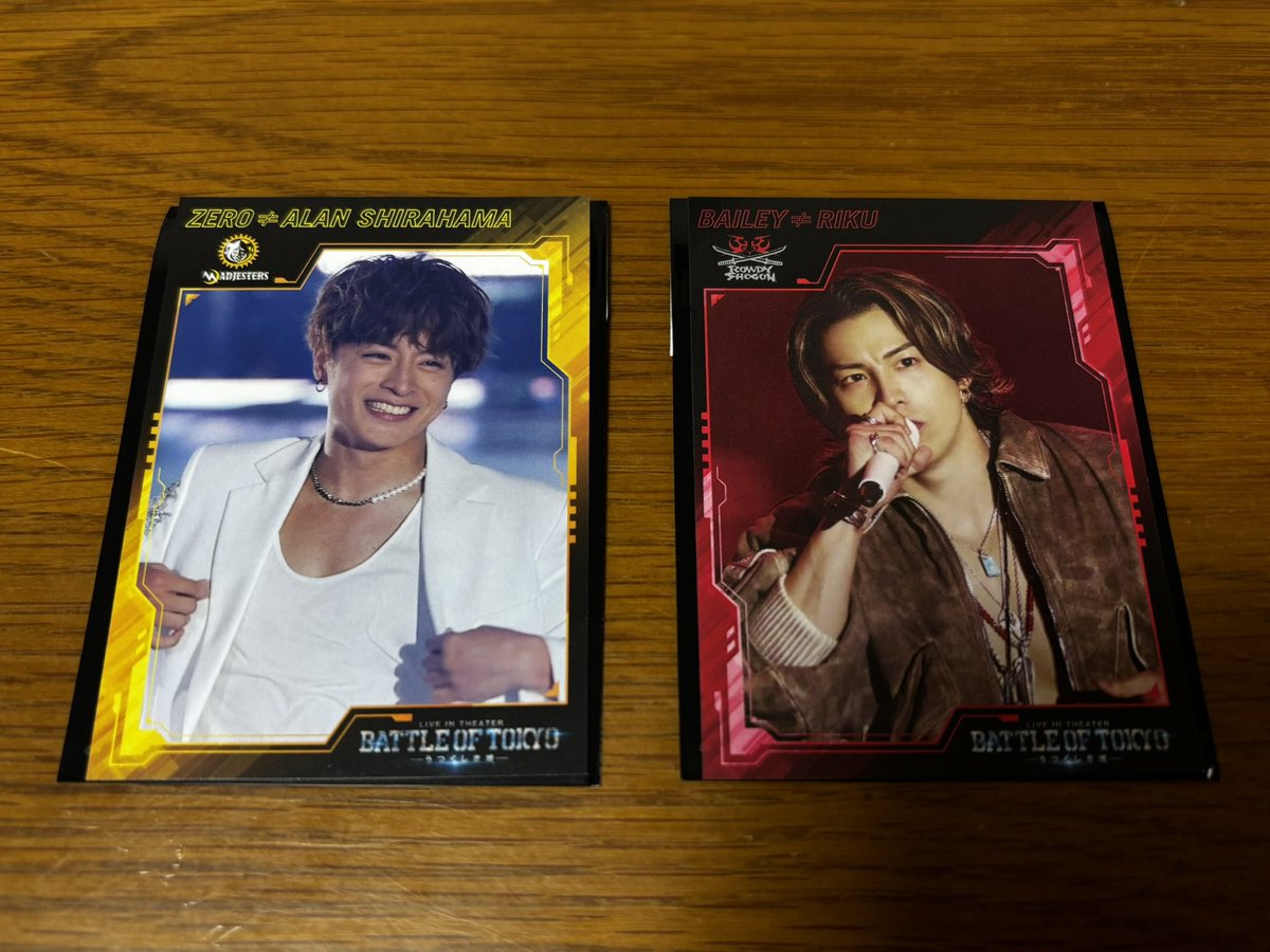 BATTLE OF TOKYO うつくしき嘘 BOT 特典 入場特典 フォトカード