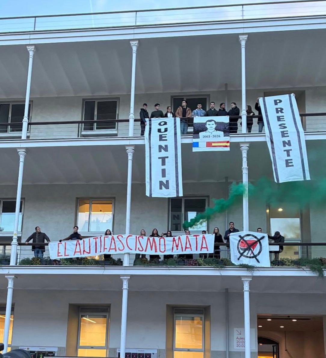ARRAIGO_es's tweet photo. Las calles hablan: QUENTIN PRESENTE. 
Madrid, Valencia y Barcelona estos días. 

ANTIFASCISMO ES TERRORISMO https://t.co/eZc7EHEhS8