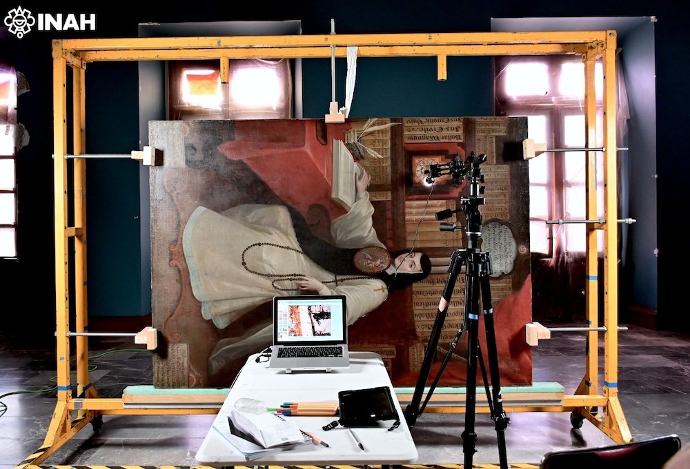 #ÚLTIMAHORA 📢 El INAH y <a href="/UNAM_MX/">UNAM</a> examinan icónico retrato de Sor Juana, realizado por Miguel Cabrera

La obra, acervo del <a href="/Museodehistoria/">Castillo de Chapultepec</a>, es motivo del proyecto de investigación, conservación y museología, “Una imagen de aliento y cenizas”

Entérate en: inah.gob.mx/boletines/el-i…