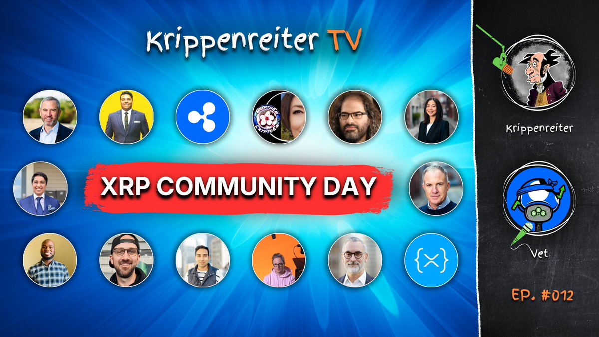 Krippenreiter TV episode #12 is out now! 🥳

<a href="/Vet_X0/">Vet</a> and I talked about:
🔸 XRP Community Day (Recap)
🔸 New announcements (<a href="/Ripple/">Ripple</a>, <a href="/soil_farm/">Soil</a>, <a href="/avivaplc/">Aviva plc</a>)
🔸 Scams around NFTs
🔸 Practical guide on how to protect yourself via <a href="/bithomp/">Bithomp</a>

📺 Full Show: youtu.be/tVR1UTp2NBQ