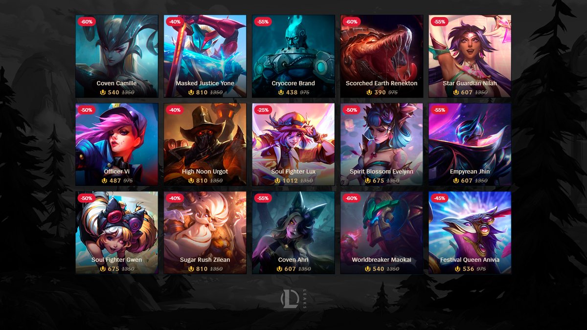 New Weekly Skin Sale ‼️ Available until Monday