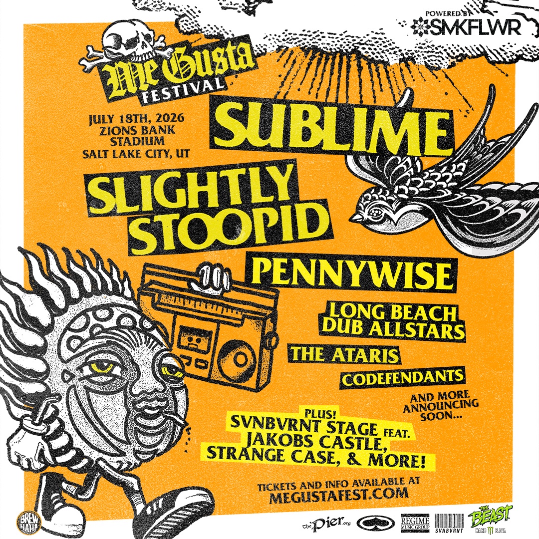 theataris's tweet photo. Salt Lake City! We will see you on July 18 at Me Gusta Fest with with @sublime  @SlightlyStoopid @Pennywise  Long Beach Dub Allstars and more! Early Bird discounted tickets are available now.

Get yours at https://t.co/pkh98bRIdK

See you there! https://t.co/zz9b94S5zO