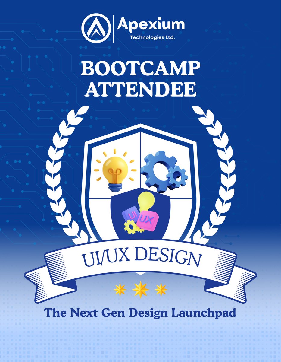AlveenerR's tweet photo. Proud to be a Bootcamp Attendee – UI/UX Design 🎓✨ Building skills, creating experiences, and designing the future one interface at a time.
Ready for what’s next! 🚀 #UIUXDesign #DesignBootcamp #NextGenDesigner #CreativeJourney #ApexiumTechnologies #LearningToDesign https://t.co/oJJwI8KWzt