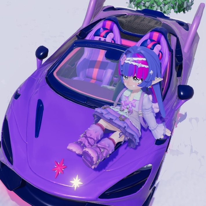 Unos se hacen fotos con su lambo en el GTA V, yo me lo hago en el #heartopia #mylittlepony
