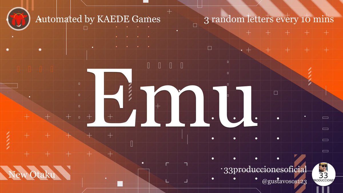 3letter_'s tweet image. Emu