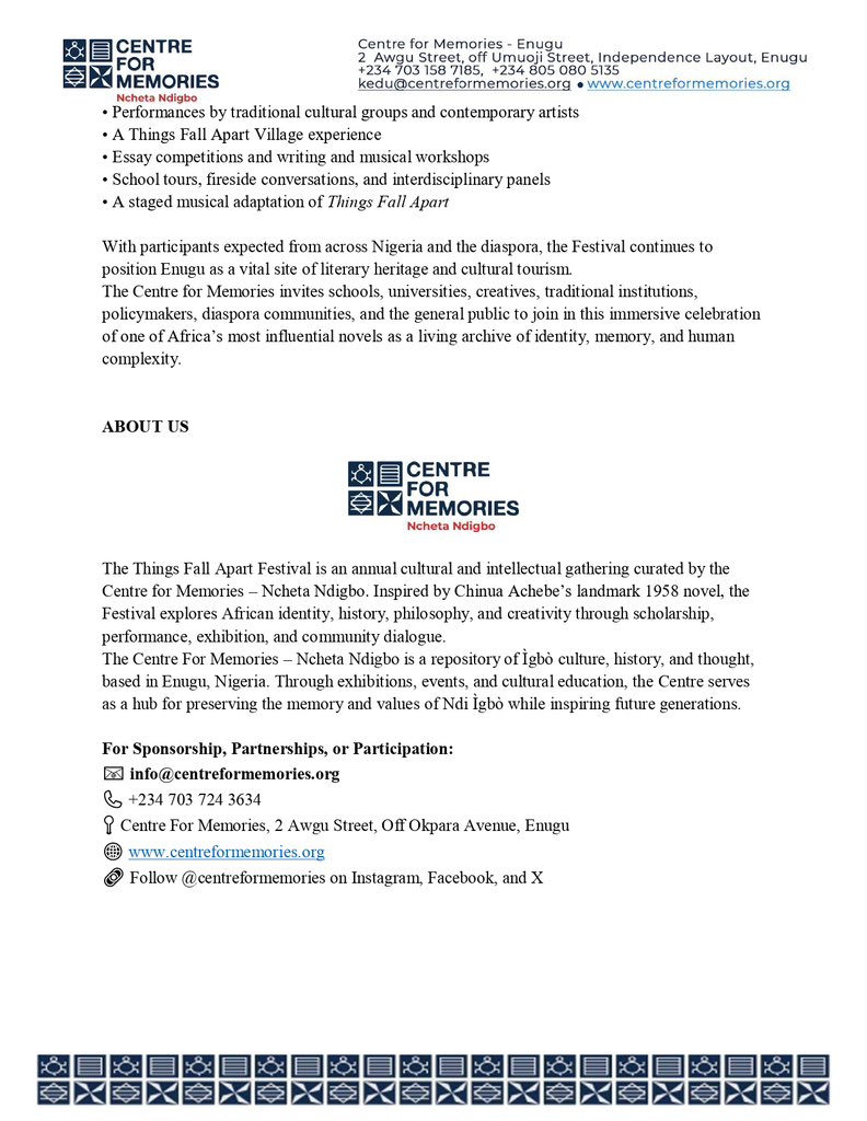 Things Fall Apart Festival tweet media